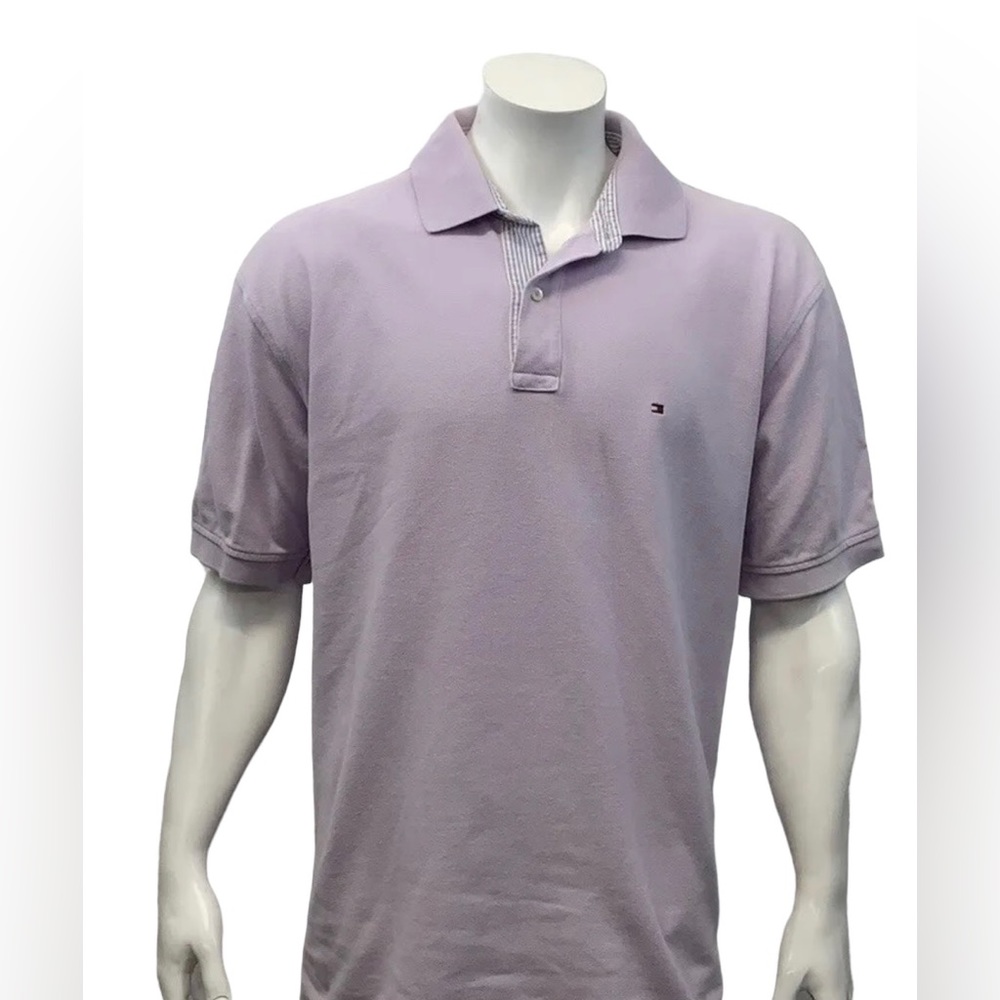 Vintage Tommy Hilfiger Purple Polo Cotton XL